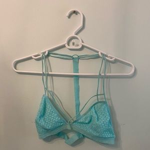 Turquoise Strappy Bralette